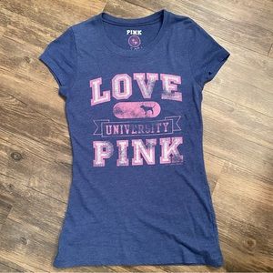 PINK Victoria’s Secret Shirt Womens Size Small Short Sleeve